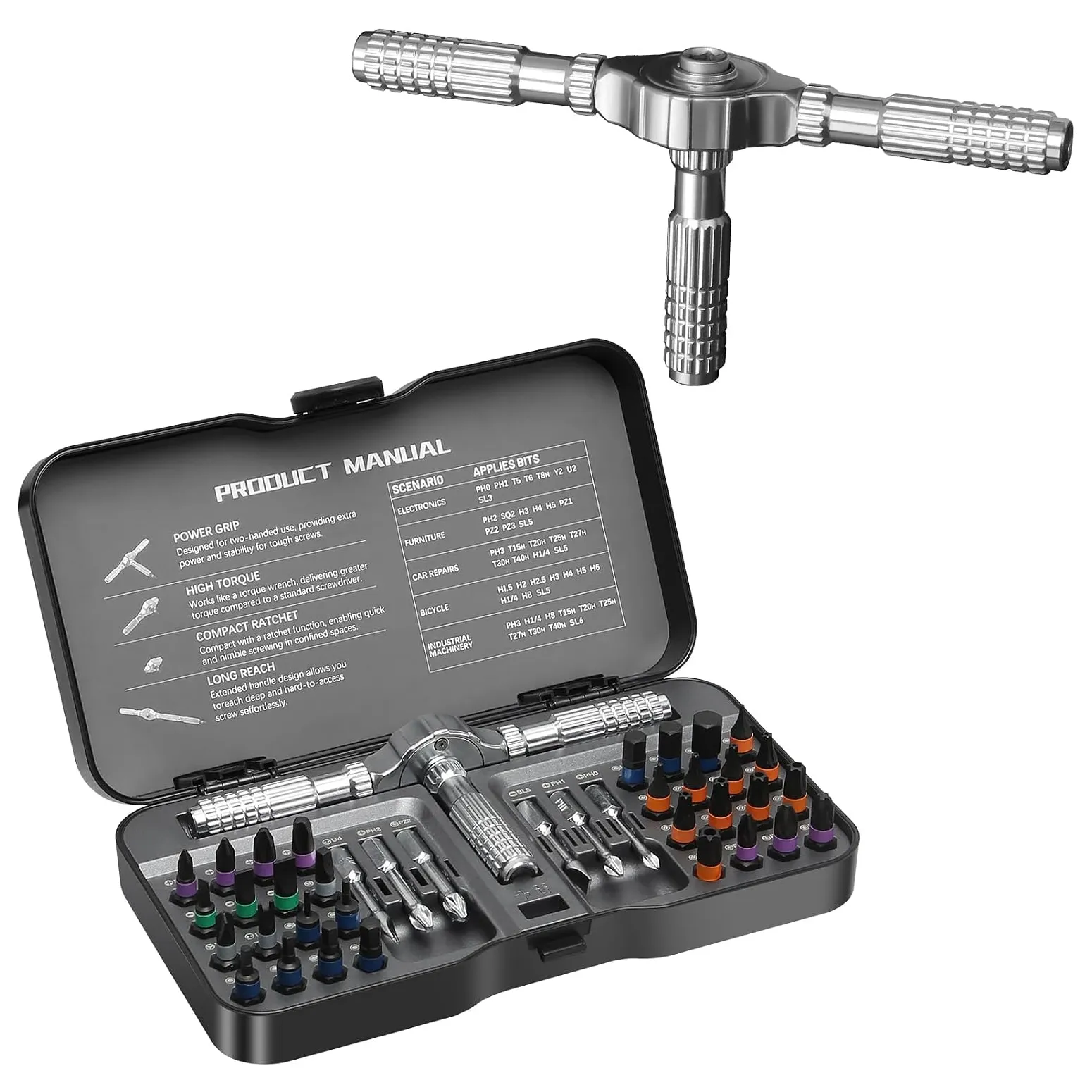 40-in-1 Ratchet Screwdriver Set